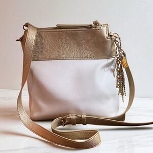 Chico’s Faux Leather Crossbody Bag & Detachable Keychain
